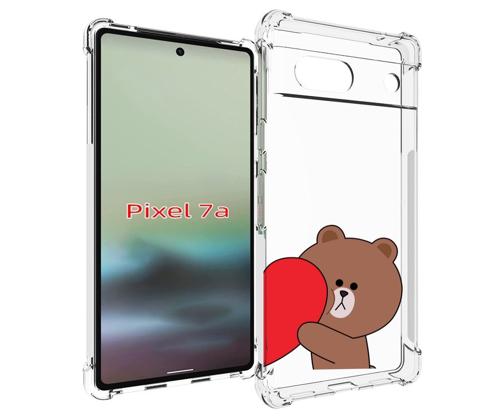 

Чехол MyPads медвежонок детский для Google Pixel 7A, Tocco