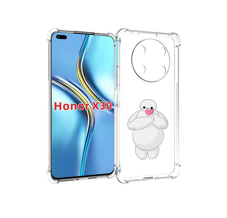 

Чехол MyPads снеговик-с-сердечком для Honor X30 / Magic4 Lite 5G, Прозрачный, Tocco