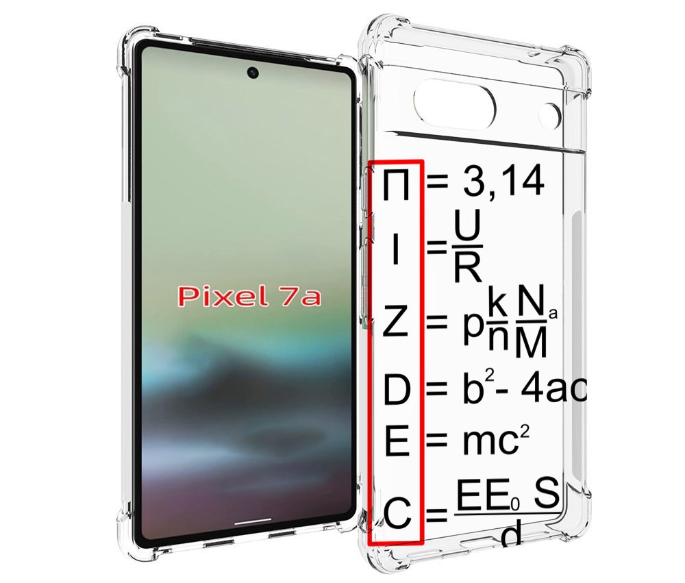 

Чехол MyPads математические-формулы для Google Pixel 7A, Tocco