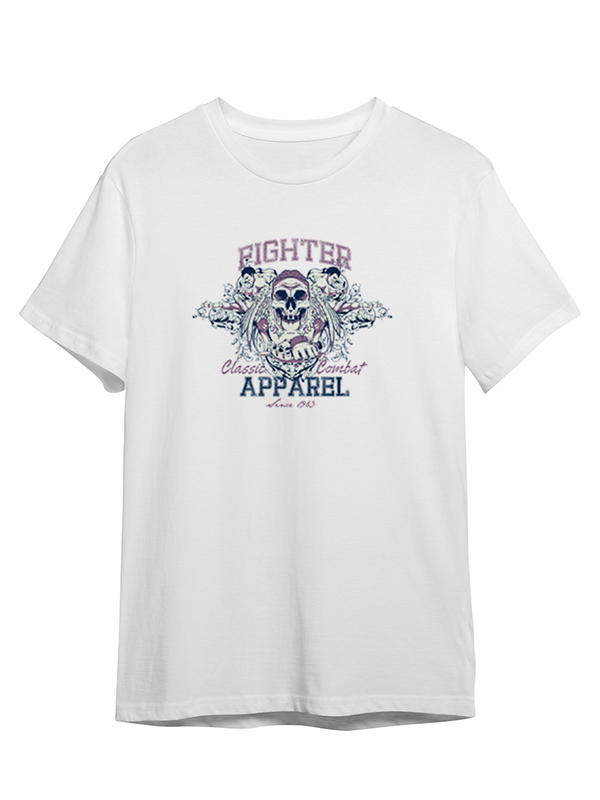 

Футболка унисекс СувенирShop Fighter Apparel / Skull 30 белая 2XL (52-54), Белый, Абстракция "Fighter Apparel / Череп / Skull" 30