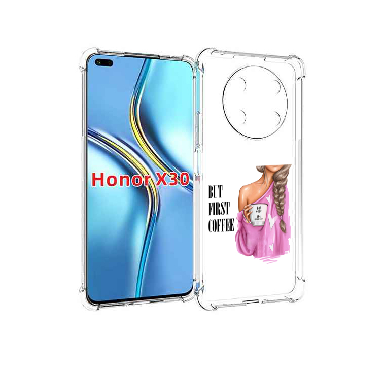 

Чехол MyPads сначала-кофе для Honor X30 / Magic4 Lite 5G, Прозрачный, Tocco