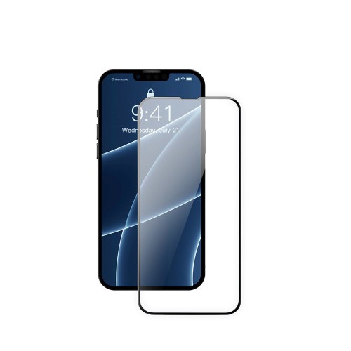 

Защитное стекло 2D для Apple iPhone 13 Mini , черное, Apple iPhone 13 Mini