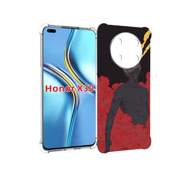

Чехол MyPads скелет в красном дыму для Honor X30 / Magic4 Lite 5G, Прозрачный, Tocco