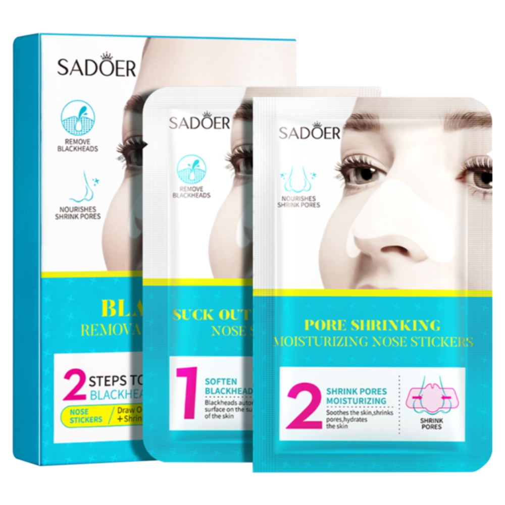 Маска для носа противоугревая Sadoer двухступенчатая eiio маска для носа от черных точек двухступенчатая anti pore blackhead kit