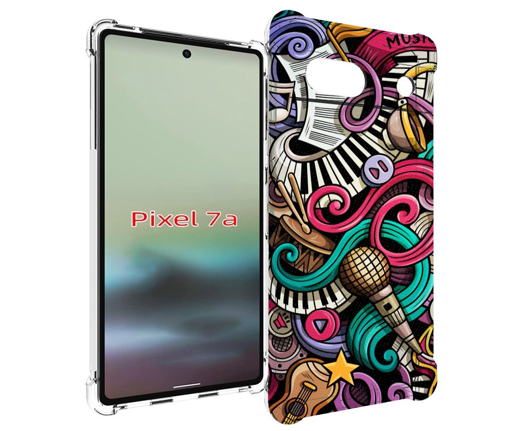 

Чехол MyPads любимая-музыка для Google Pixel 7A, Tocco