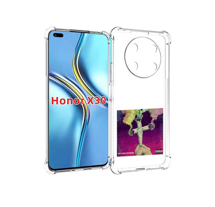 

Чехол MyPads сигаретный крест для Honor X30 / Magic4 Lite 5G, Прозрачный, Tocco