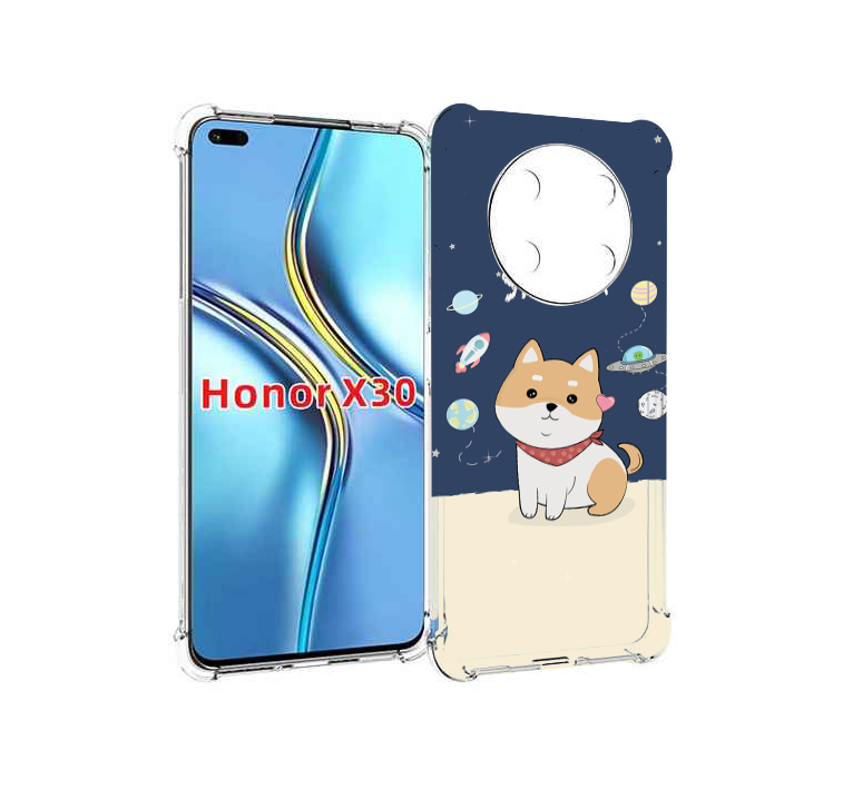

Чехол MyPads сиба-шиба-ину для Honor X30 / Magic4 Lite 5G, Прозрачный, Tocco