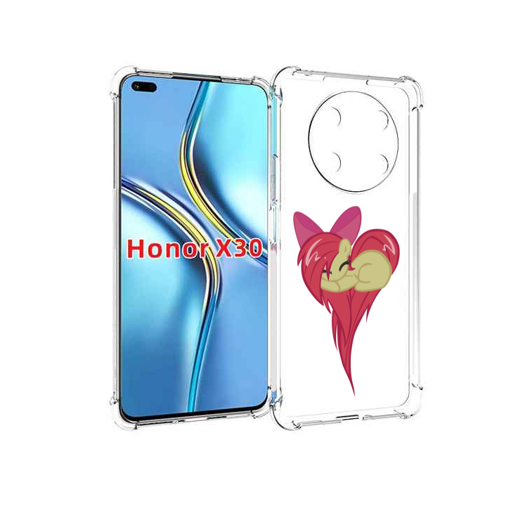

Чехол MyPads сердце-из-пони для Honor X30 / Magic4 Lite 5G, Прозрачный, Tocco
