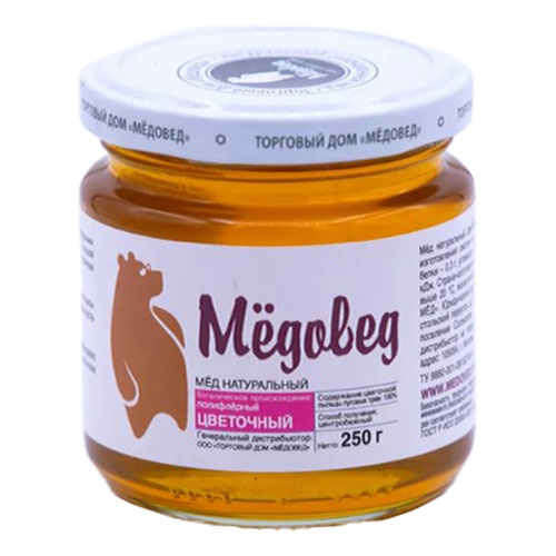 

Мед Медовед Цветочный 250 г