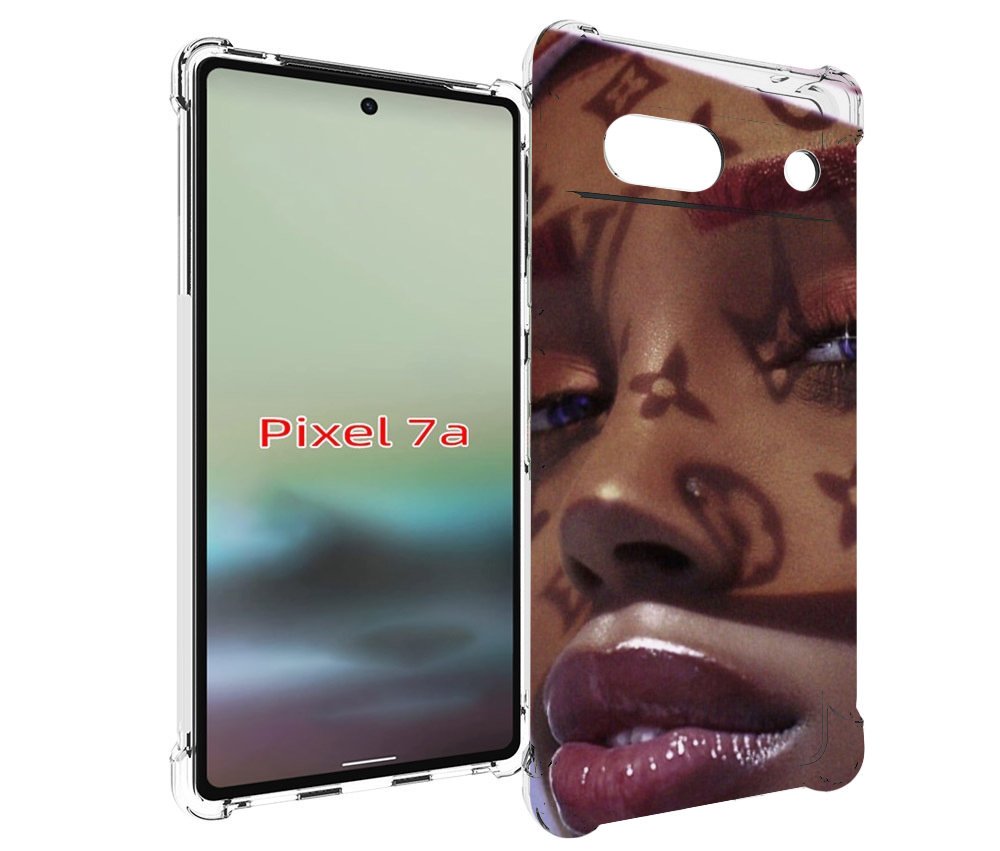 

Чехол MyPads лицо девушки тень женский для Google Pixel 7A, Tocco