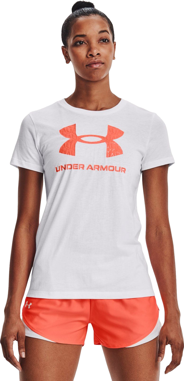 Футболка женская Under Armour Live Sportstyle Graphic Ssc белая MD