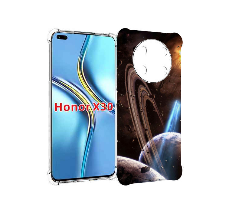 

Чехол MyPads сатурн в космосе для Honor X30 / Magic4 Lite 5G, Прозрачный, Tocco
