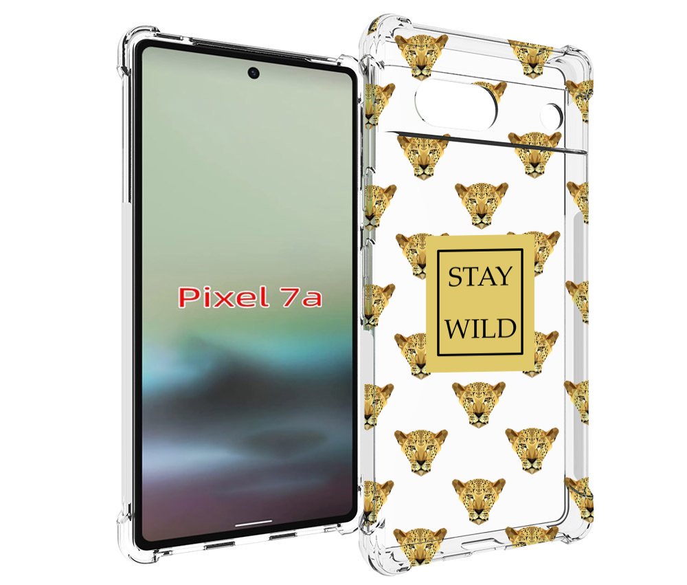 

Чехол MyPads леопард-вайлд для Google Pixel 7A, Tocco
