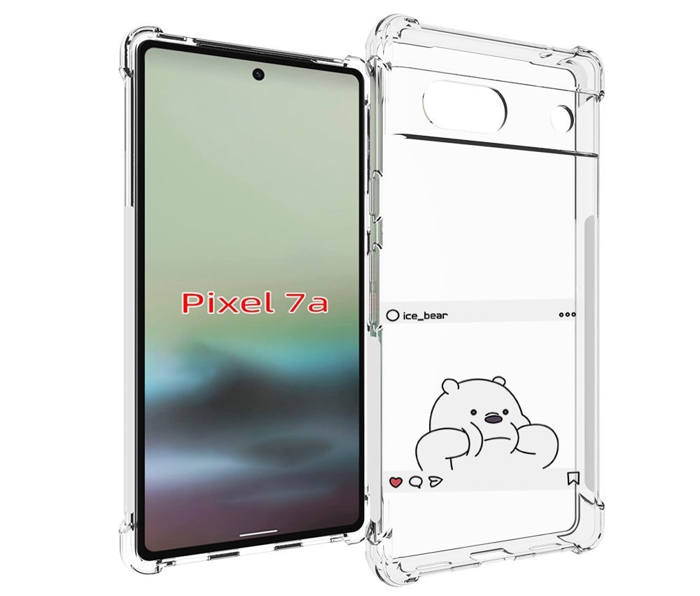 

Чехол MyPads ледяной-медведь для Google Pixel 7A, Tocco