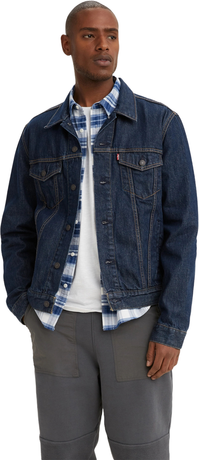 Джинсовая куртка мужская Levi's Men The Trucker Jacket синяя S