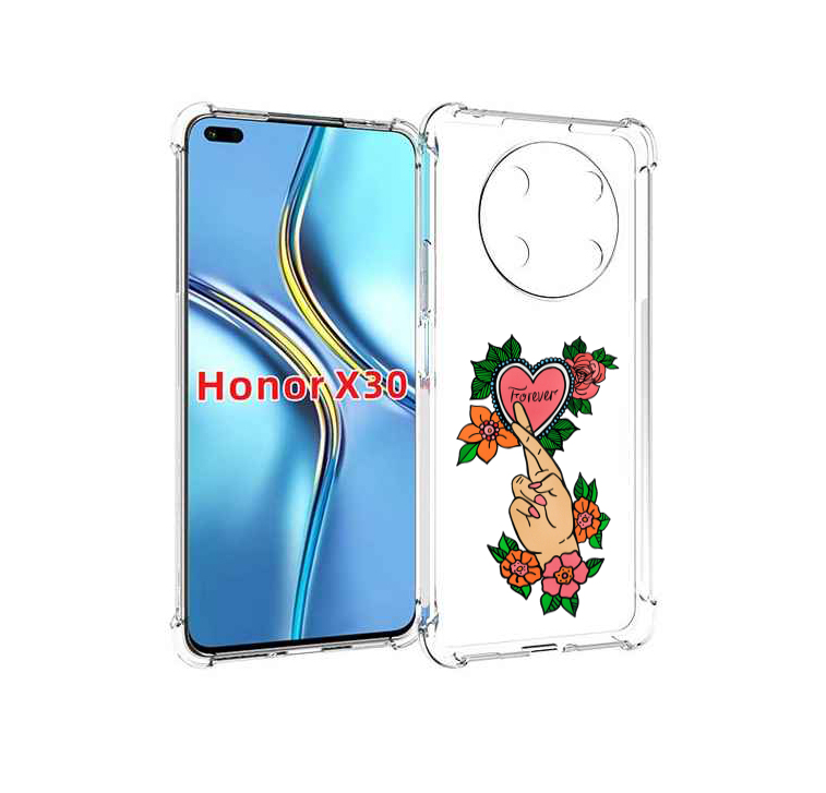 

Чехол MyPads ручки-навсегда женский для Honor X30 / Magic4 Lite 5G, Прозрачный, Tocco