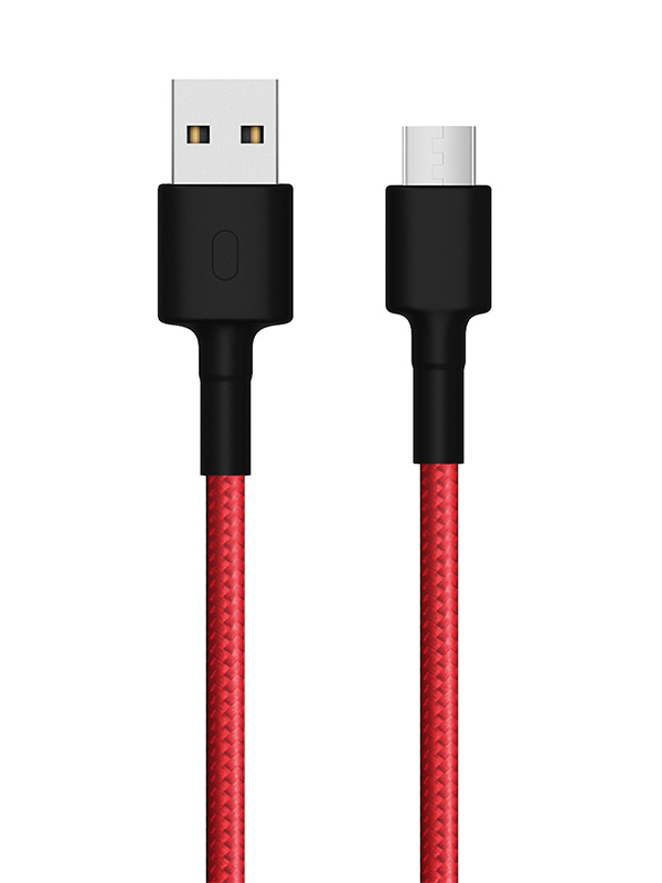 фото Дата-кабель xiaomi mi usb type-c braided cable sjx10zm, 100см, красный