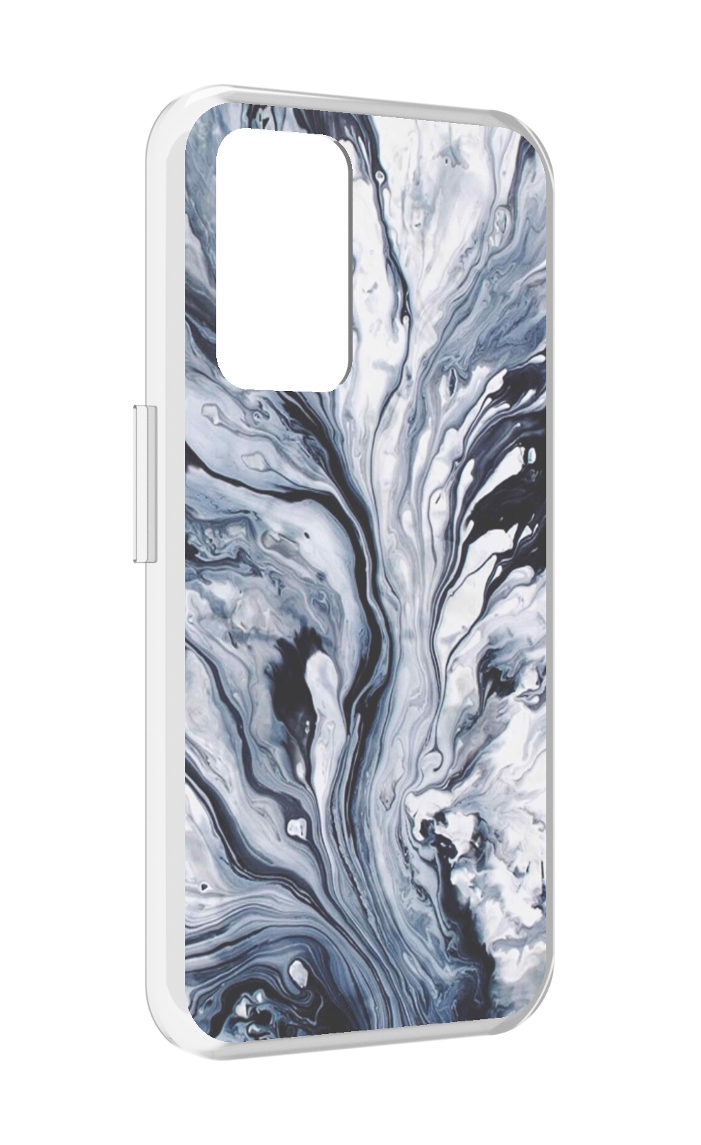 

Чехол MyPads серая краска для Realme GT Neo3T, Прозрачный, Tocco