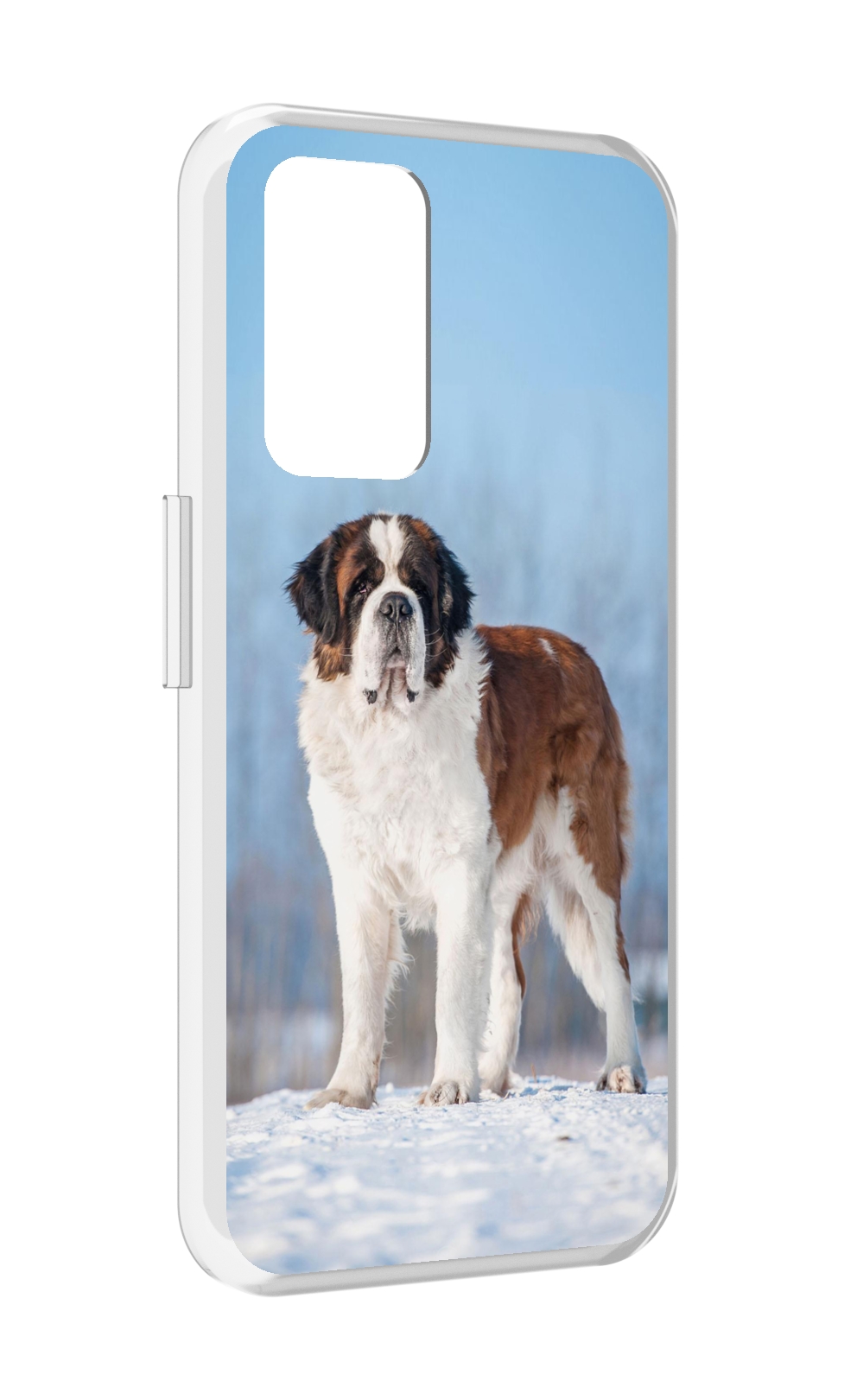 

Чехол MyPads сенбернар для Realme GT Neo3T, Прозрачный, Tocco