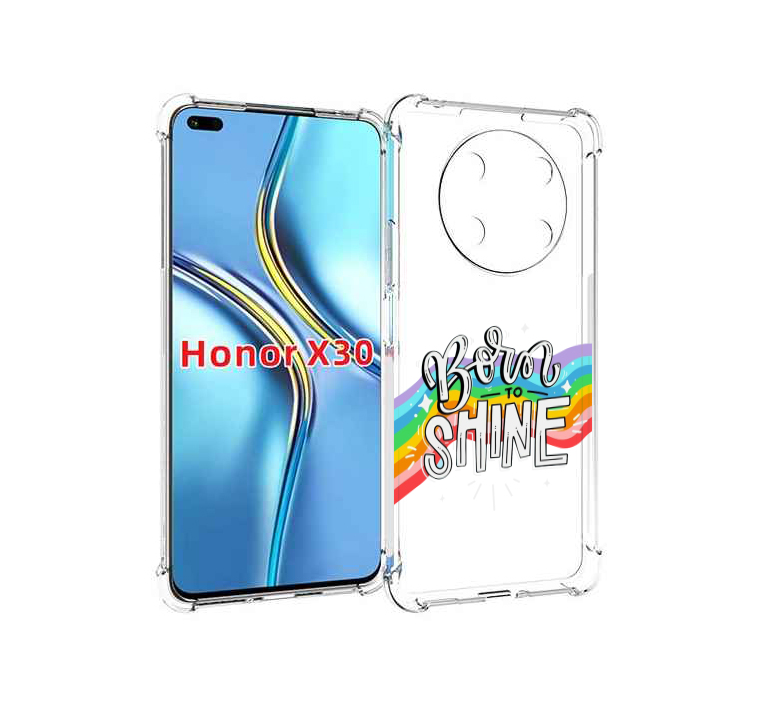 

Чехол MyPads рожден-чтобы-сиять для Honor X30 / Magic4 Lite 5G, Прозрачный, Tocco
