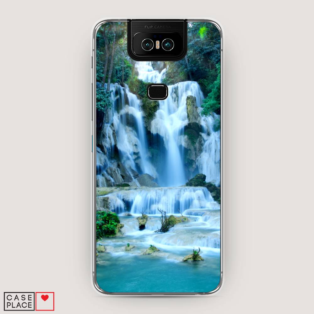 фото Чехол awog "водопад 8" для asus zenfone 6 zs630kl