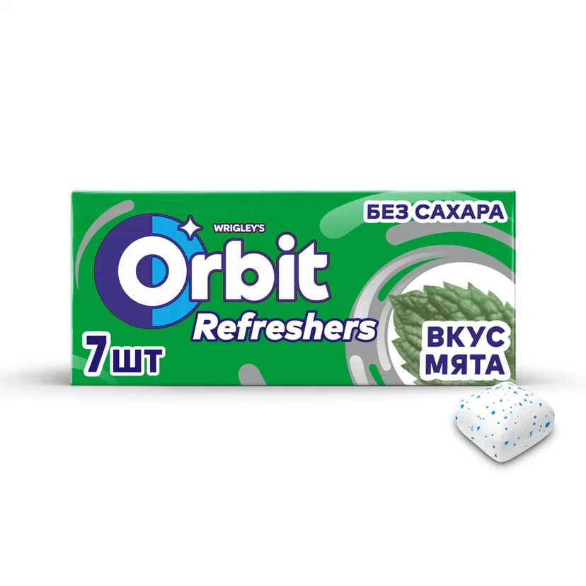 фото Жевательная резинка orbit refreshers мята 16 г