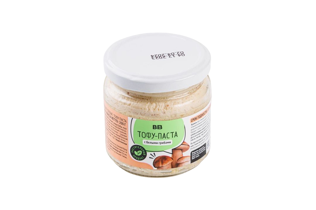 

Сыр мягкий ВкусВилл Тофу-паста с белыми грибами 200 г