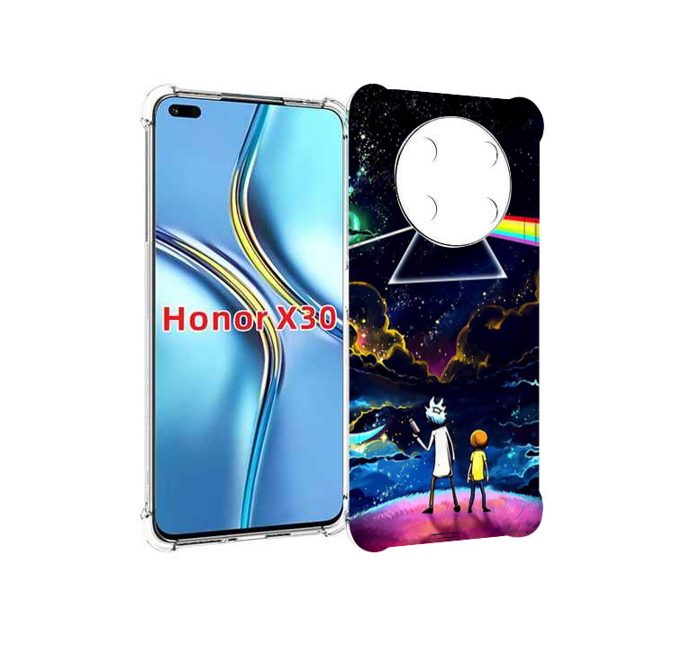 

Чехол MyPads рик и морти в космосе для Honor X30 / Magic4 Lite 5G, Прозрачный, Tocco