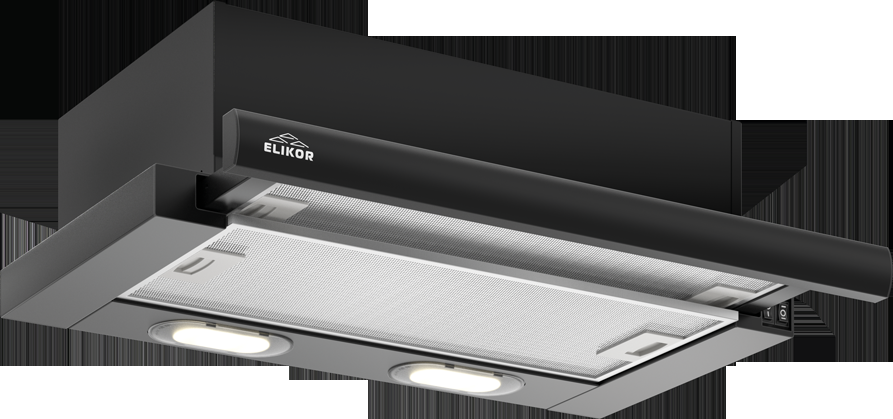 Вытяжка встраиваемая ELIKOR Интегра 50П-400-В2Л черный нож olfa с выдвижным лезвием 9 мм черный