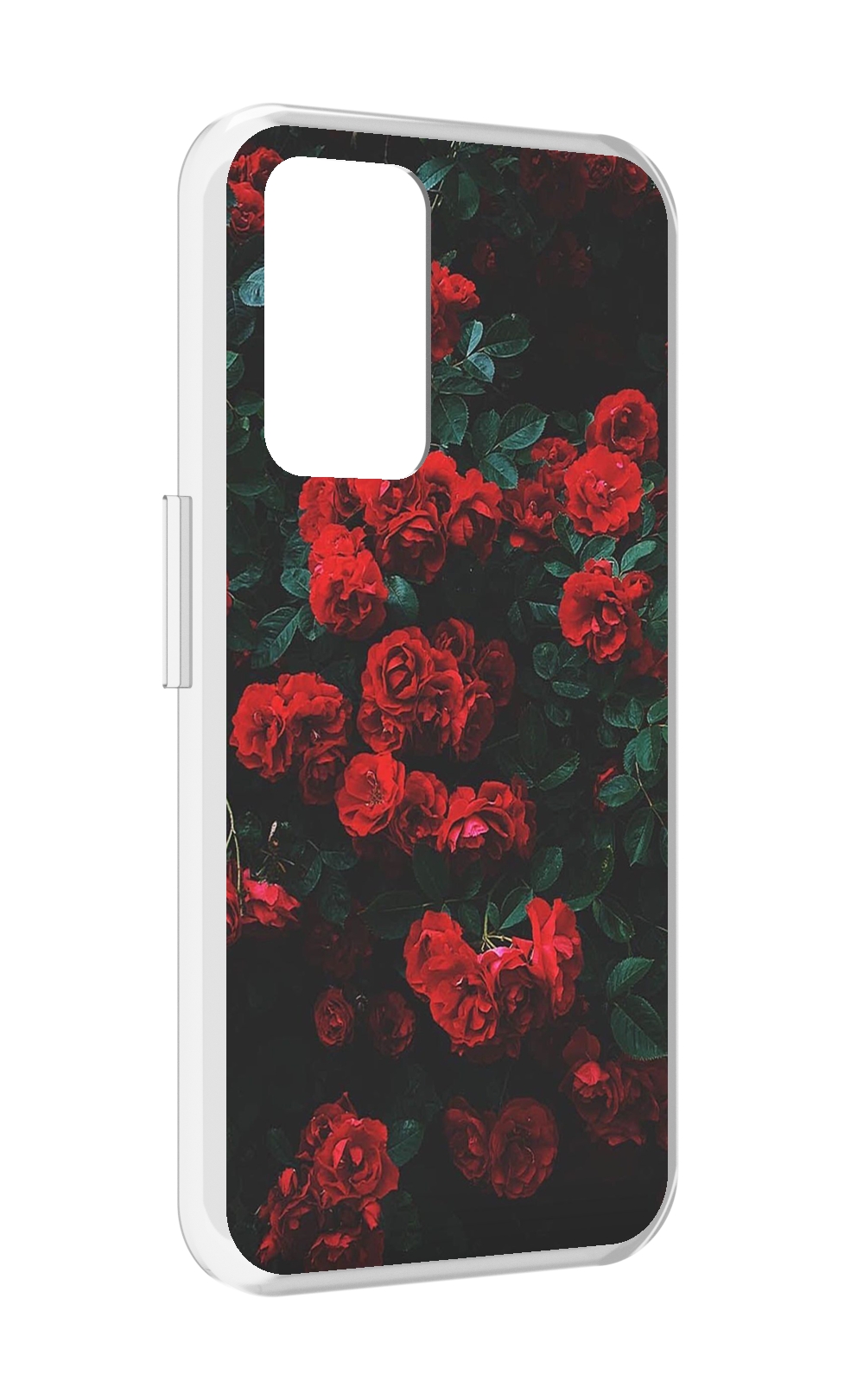 

Чехол MyPads розы-в-листьях для Realme GT Neo3T, Прозрачный, Tocco