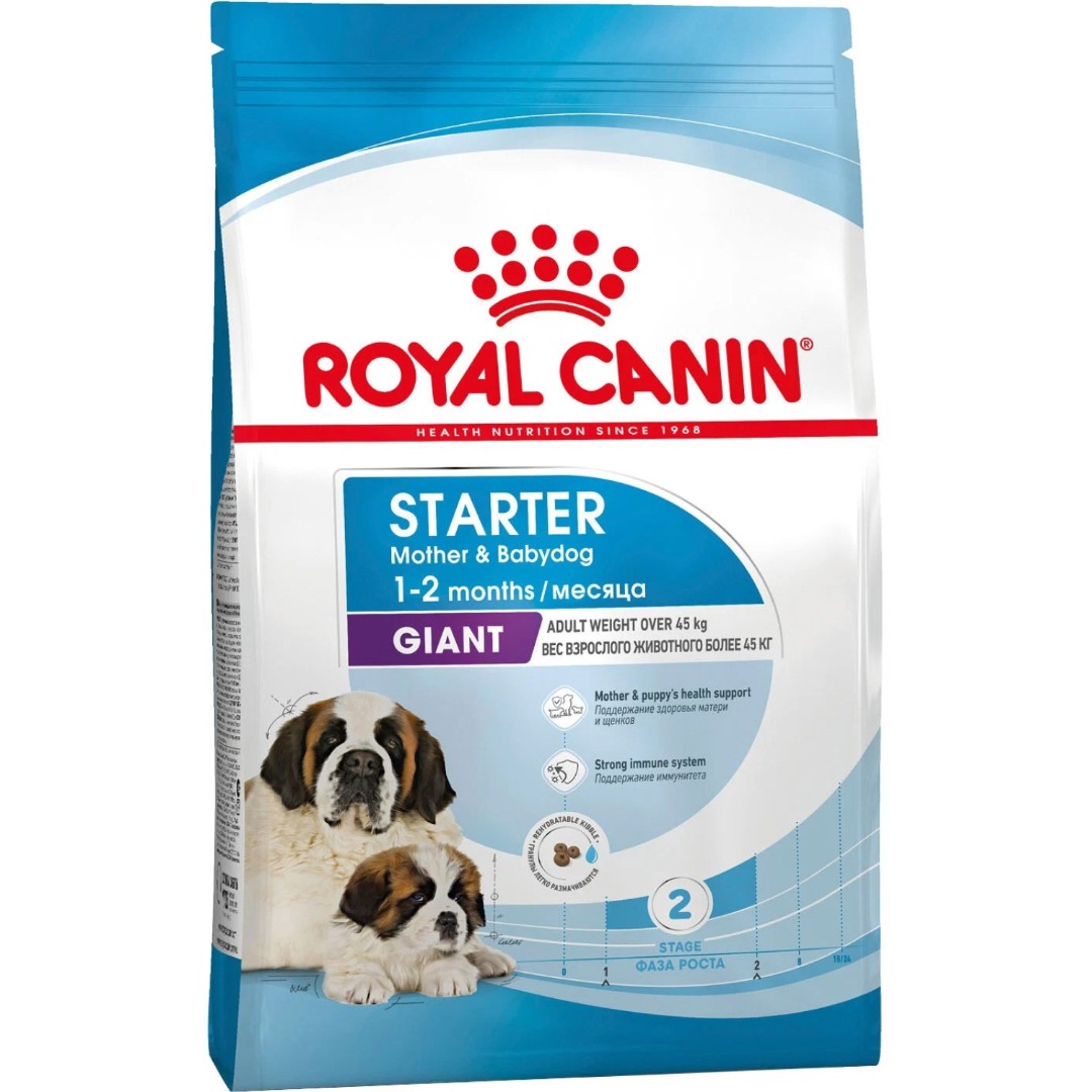 

Сухой корм для щенков Royal Canin Giant Starter, для гигантских пород, 4 кг