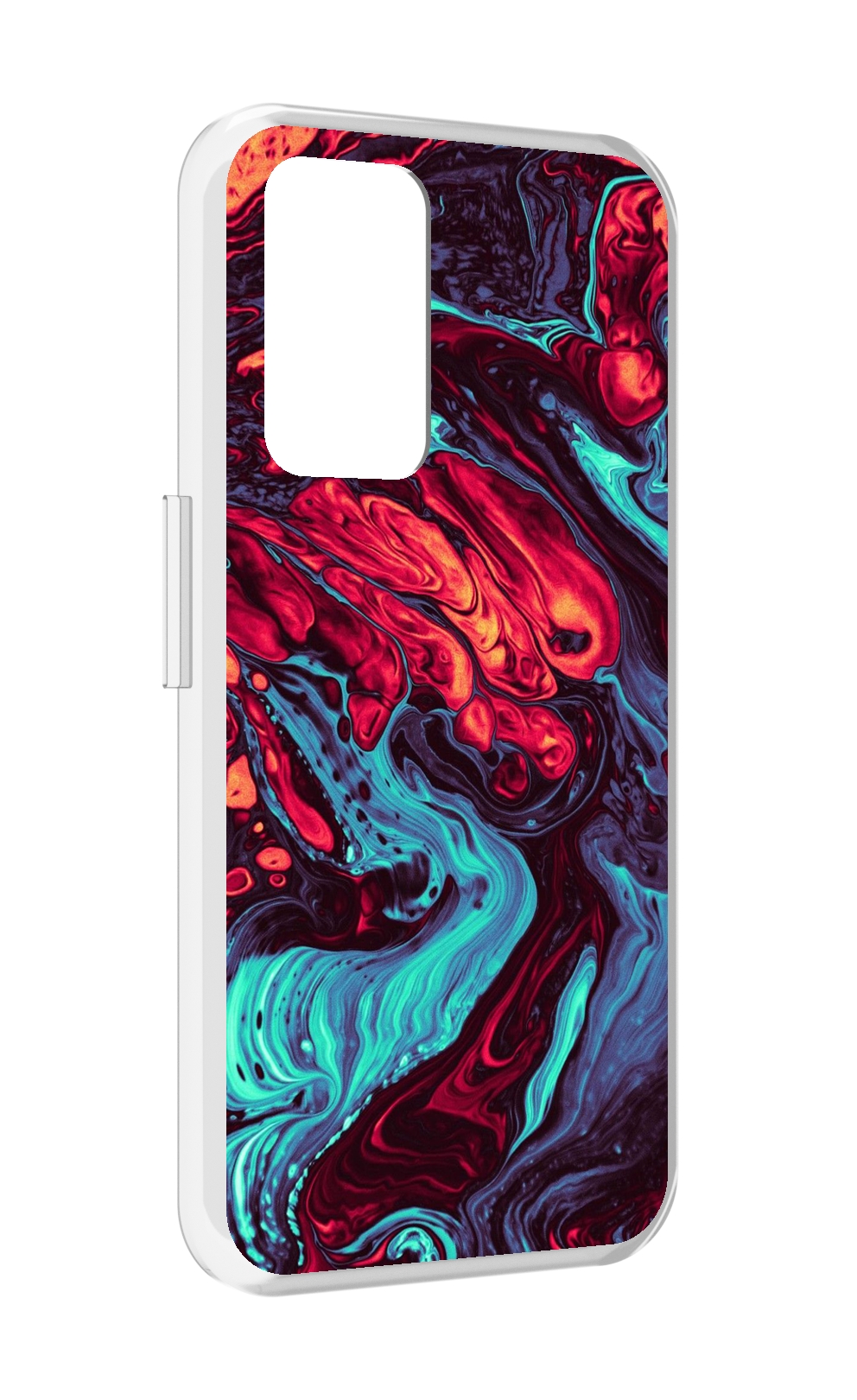 

Чехол MyPads разбавленная краска для Realme GT Neo3T, Прозрачный, Tocco
