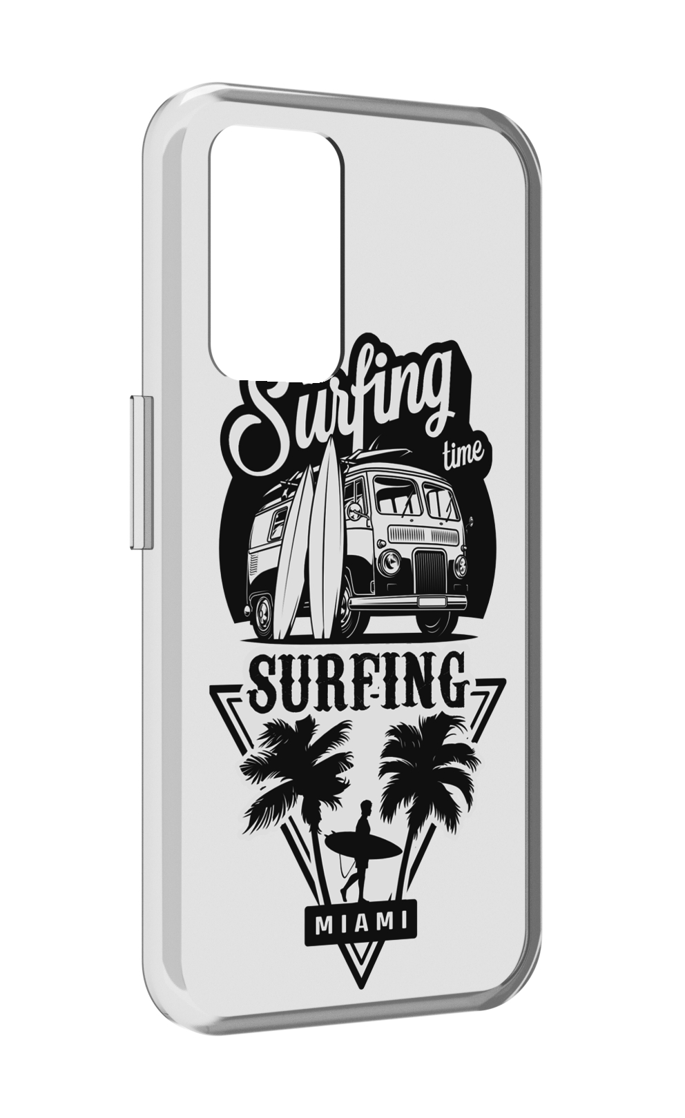 

Чехол MyPads путешествие-на-фургочике для Realme GT Neo3T, Прозрачный, Tocco