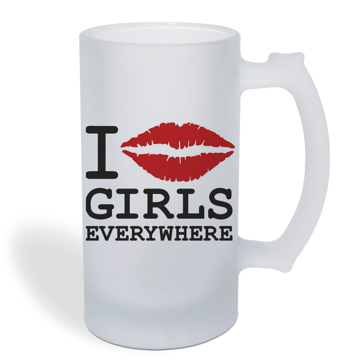 

Кружка пивная CoolPodarok I girls everywhere