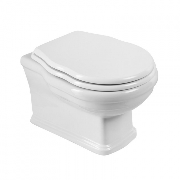 

Унитаз подвесной BelBagno Boheme с крышкой BB115SC микролифт, безободковый