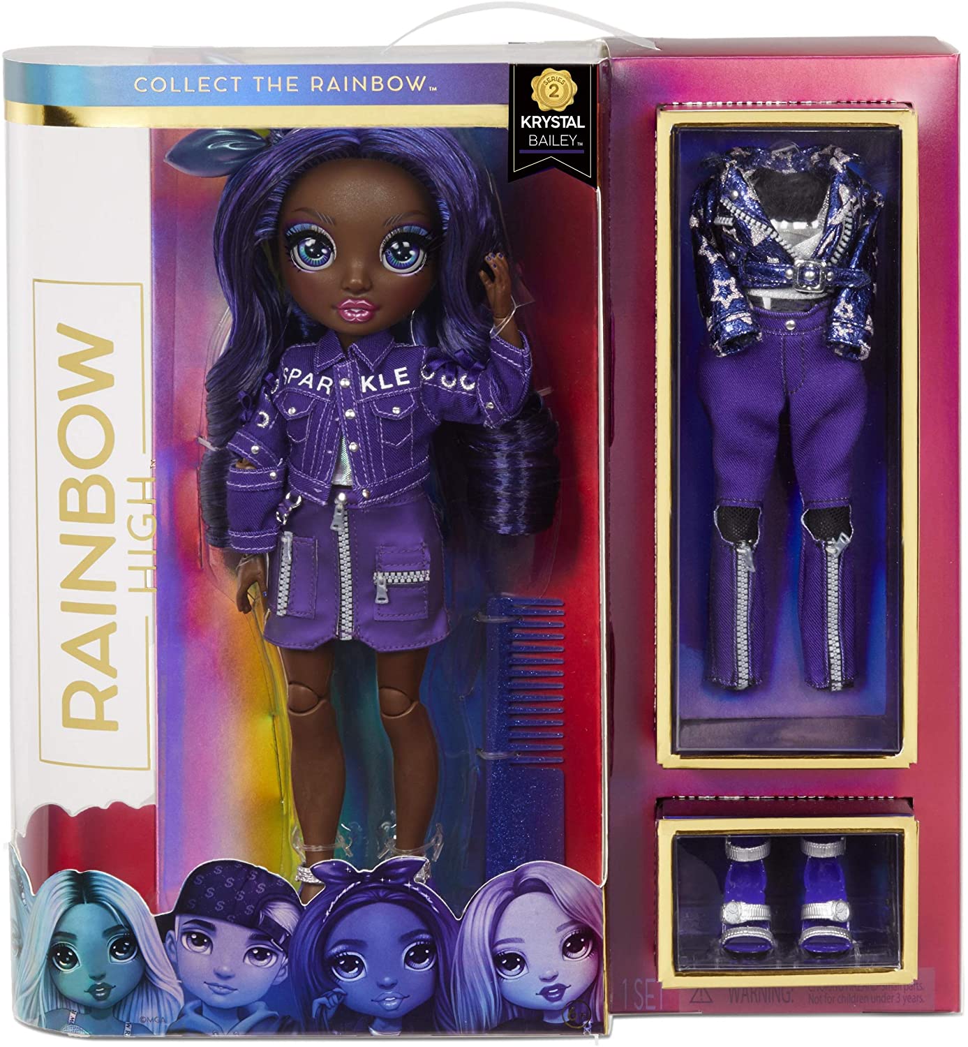 Кукла Rainbow High - Krystal Bailey 572114 кукла ever after high заколдованная зима dnr63 dnr64