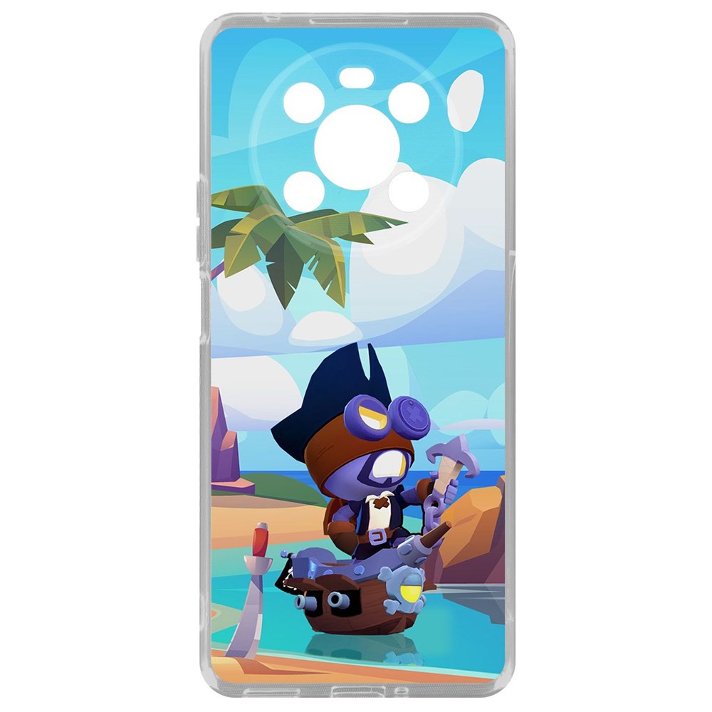 

Чехол Brawl Stars-Темный Корсар Карл для Honor X30, Прозрачный