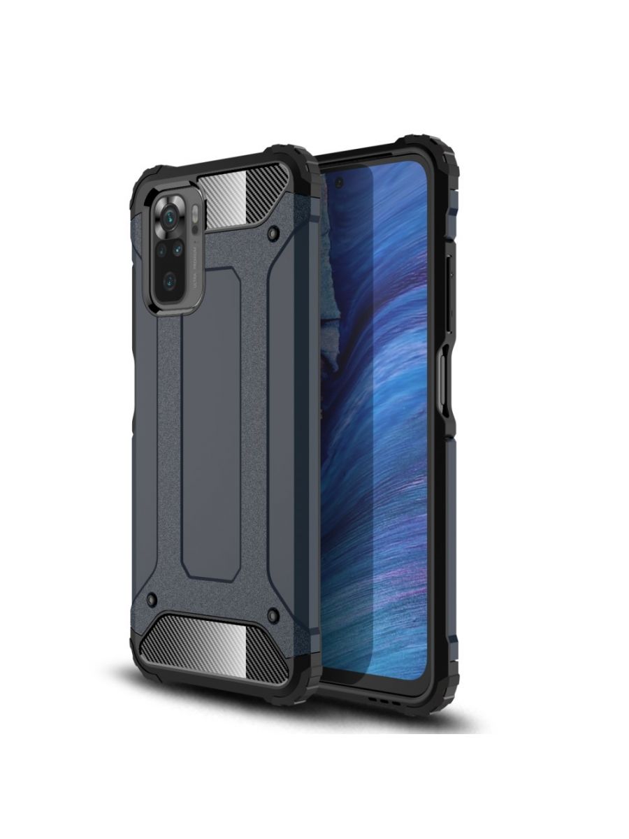 

Brodef Delta противоударный чехол для Xiaomi Redmi Note 10 Синий