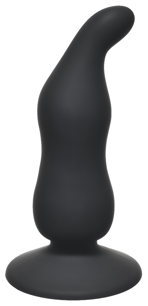 фото Черная анальная пробка waved anal plug black 11 см lola toys