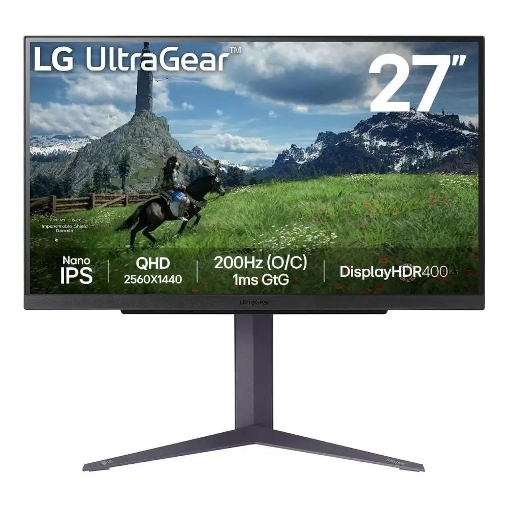 

27" Монитор LG UltraGear 27GS85Q-B черный 200Hz 2560x1440 IPS, UltraGear 27GS85Q-B