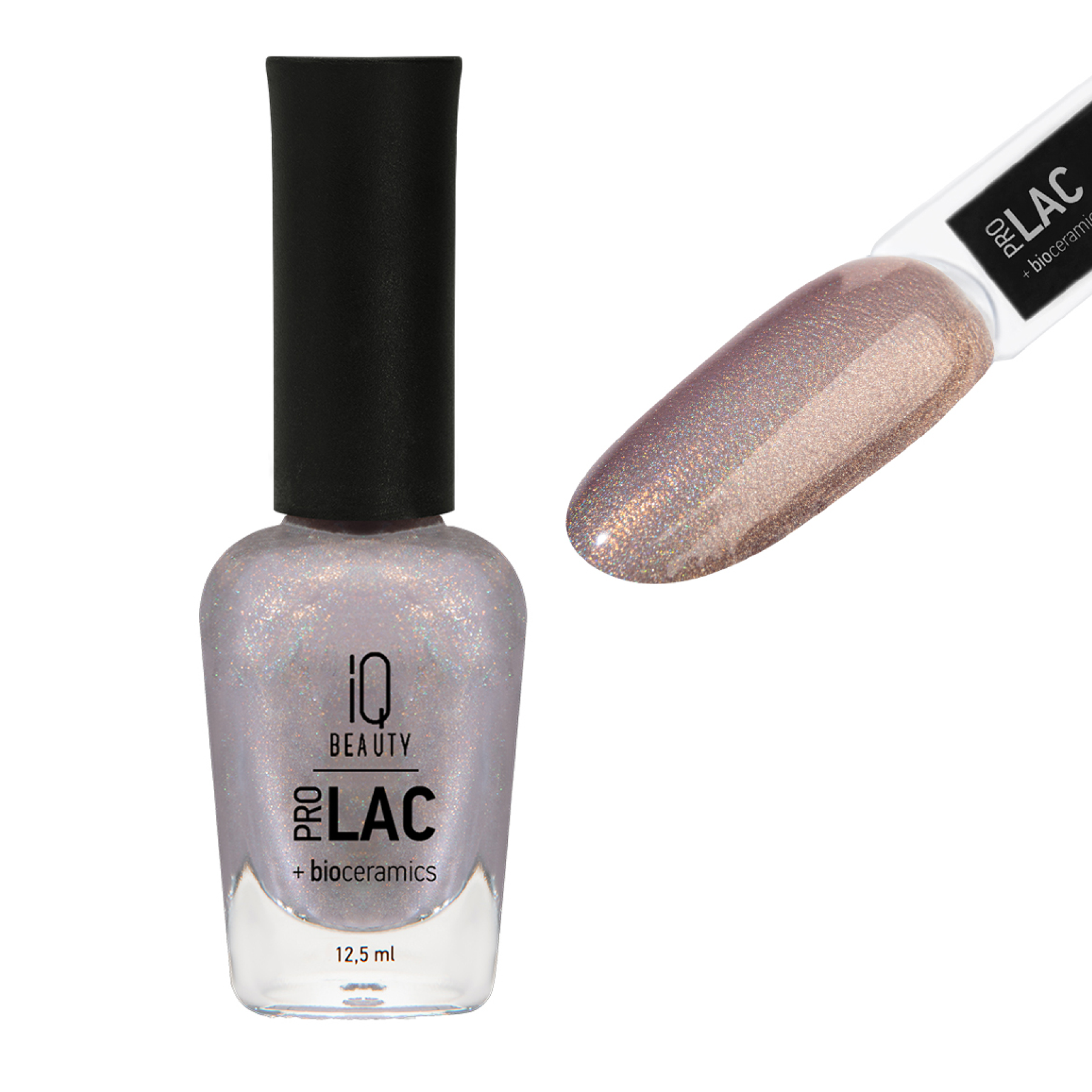 

Лак для ногтей IQ Beauty PROLAC+bioceramics 052 Bling It On, 12.5 мл, Бежевый, ProLac