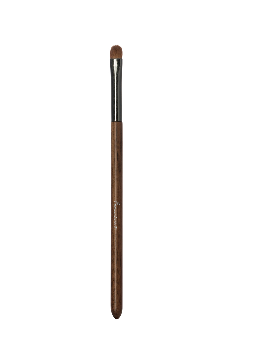 Кисть Ermine плоская малая для нанесения теней из натурального ворса № 21 posh кисть язычок плоская для для нанесения и смешивания теней ворс таклон bamboo 8811