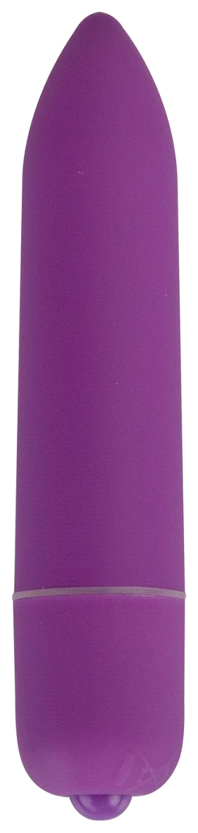 Фиолетовая удлиненная вибропуля Power Bullet Purple 8,3 см