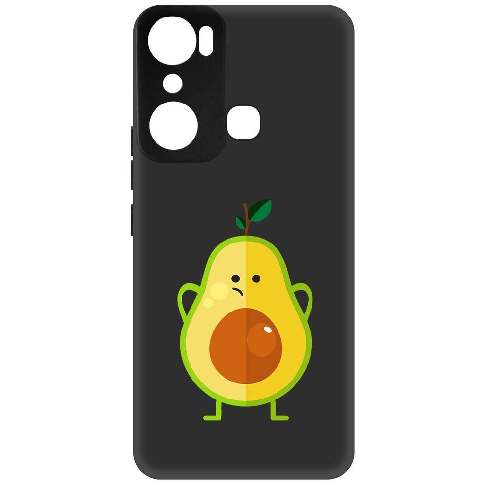 

Чехол-накладка Софт Авокадо Недовольный для Infinix Hot 20i