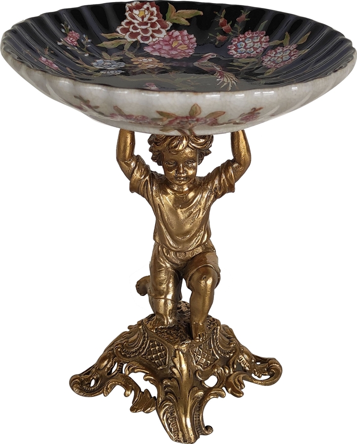 

Чаша-фруктовница на путти Glasar 31G2464/C165C/HBK2082
