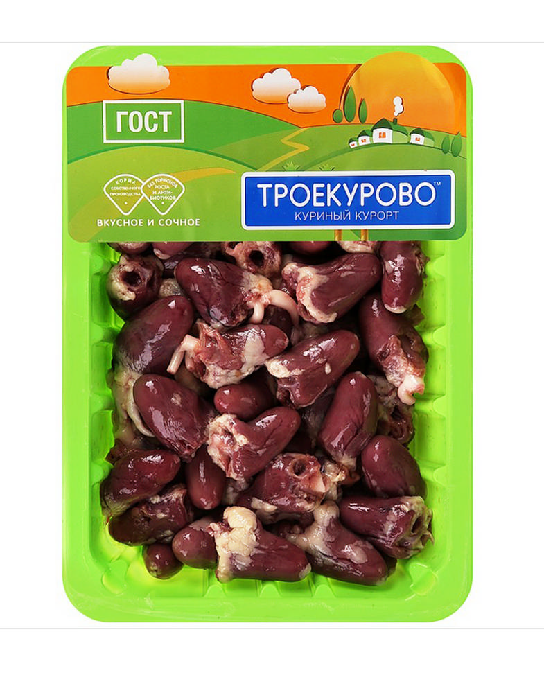 

Сердце куриное Троекурово охлажденное 700 г