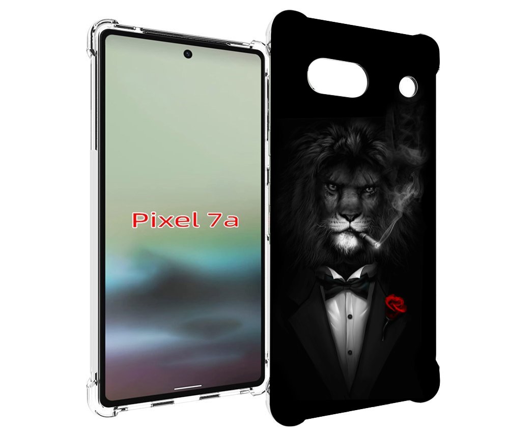 

Чехол MyPads лев-в-темноте-с-сигаретой мужской для Google Pixel 7A, Tocco