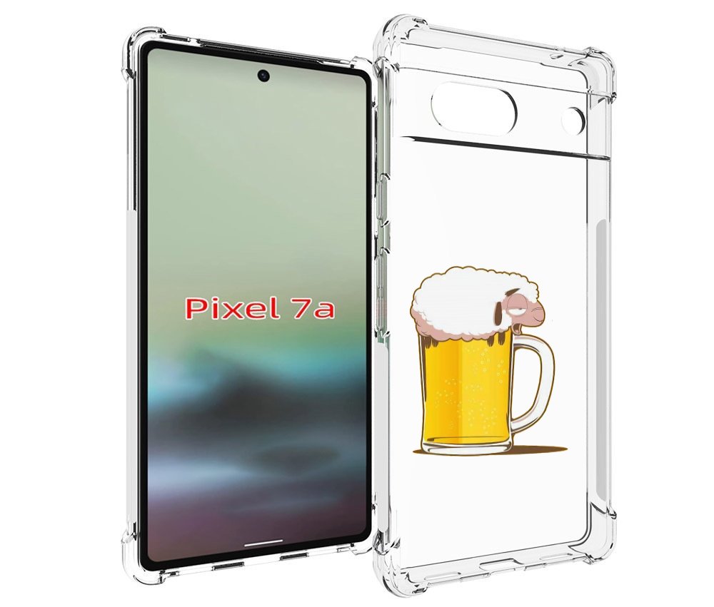 

Чехол MyPads кружка пива для Google Pixel 7A, Tocco