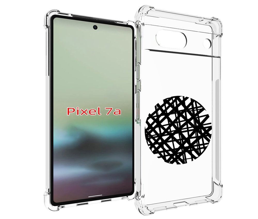 

Чехол MyPads круглая-абстракция для Google Pixel 7A, Tocco