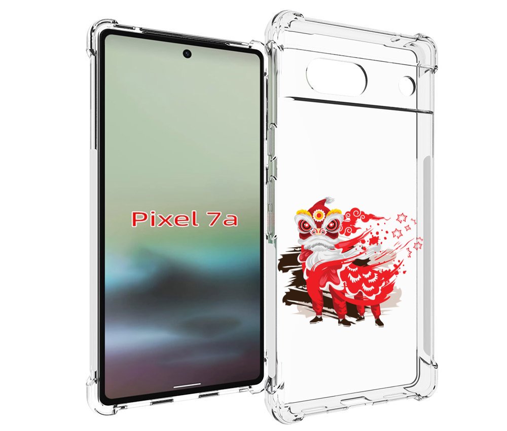 

Чехол MyPads красный-карнавал для Google Pixel 7A, Tocco